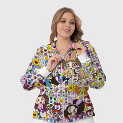 Женский 3D-костюм Right now NewJeans and Takashi Murakami, цвет: 3D-белый — фото 2