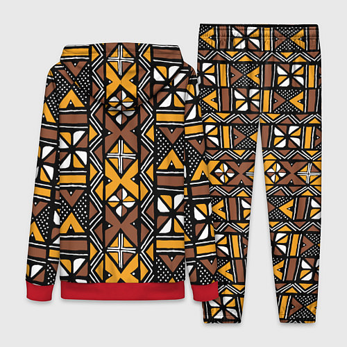 Женский костюм Африканский мавританский узор / 3D-Красный – фото 2