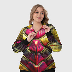 Женский 3D-костюм Объемная текстурная кожа, цвет: 3D-черный — фото 2