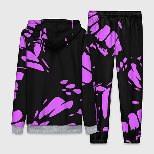 Женский костюм Фиолетовая абстракция / 3D-Меланж – фото 2