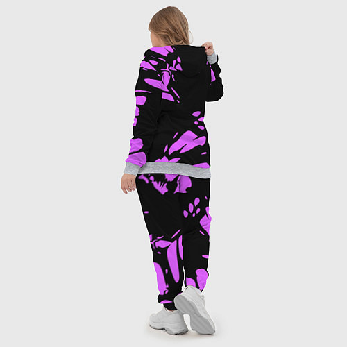 Женский костюм Фиолетовая абстракция / 3D-Меланж – фото 5