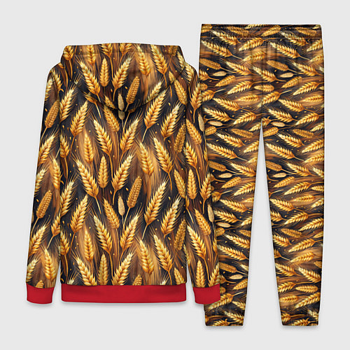 Женский костюм Золотой колос / 3D-Красный – фото 2