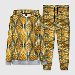 Женский 3D-костюм Золото осени травинки, цвет: 3D-меланж