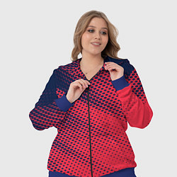 Женский 3D-костюм Яркий абстрактный узор для спорта, цвет: 3D-синий — фото 2