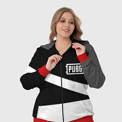 Женский 3D-костюм PUBG online geometry, цвет: 3D-красный — фото 2