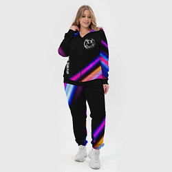 Женский 3D-костюм Avril Lavigne neon rock lights, цвет: 3D-черный — фото 2