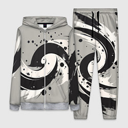 Женский 3D-костюм Инь-янь абстракция - нейроарт, цвет: 3D-меланж