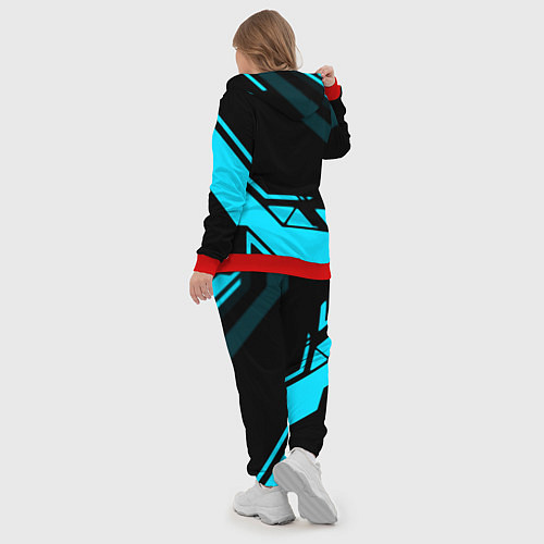 Женский костюм Linkin park geometry / 3D-Красный – фото 5