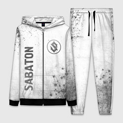 Женский 3D-костюм Sabaton - white gradient вертикально, цвет: 3D-черный