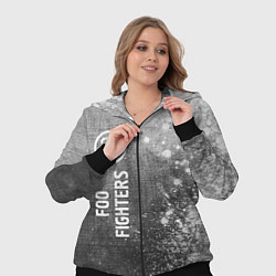 Женский 3D-костюм Foo Fighters - grey gradient по-вертикали, цвет: 3D-черный — фото 2