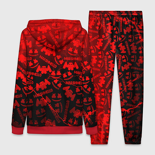 Женский костюм Marshmello storm / 3D-Красный – фото 2