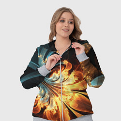 Женский 3D-костюм Абстрактный фрактал, цвет: 3D-меланж — фото 2