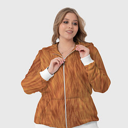 Женский 3D-костюм Рыжий мех лисы, цвет: 3D-белый — фото 2