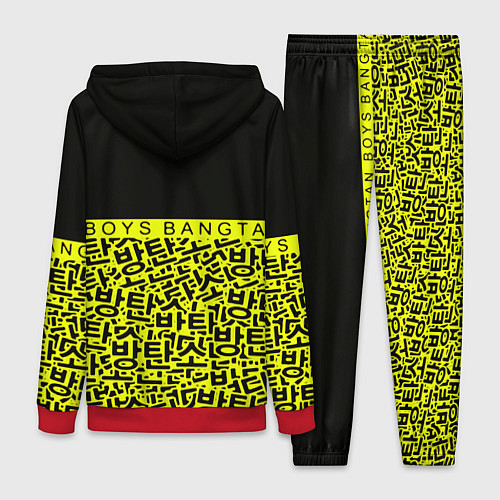 Женский костюм BTS pattern kpop / 3D-Красный – фото 2