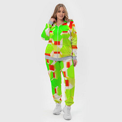 Женский 3D-костюм Кислотные соты, цвет: 3D-меланж — фото 2