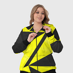 Женский 3D-костюм Абстрактные стекло, цвет: 3D-черный — фото 2