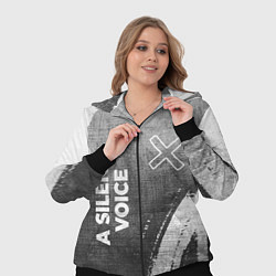 Женский 3D-костюм A Silent Voice - grey gradient вертикально, цвет: 3D-черный — фото 2