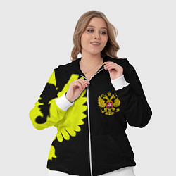 Женский 3D-костюм Герб РФ орёл, цвет: 3D-белый — фото 2