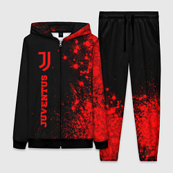 Женский 3D-костюм Juventus - red gradient по-вертикали, цвет: 3D-черный