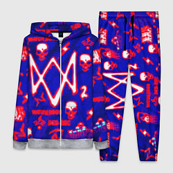 Женский 3D-костюм Watch dogs neon, цвет: 3D-меланж