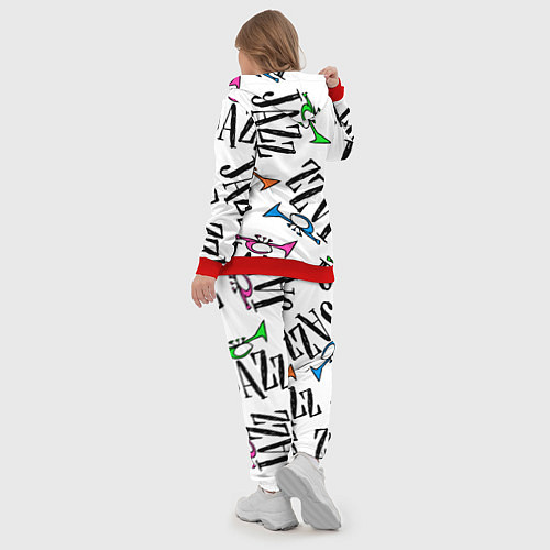 Женский костюм Just jazz in color / 3D-Красный – фото 5