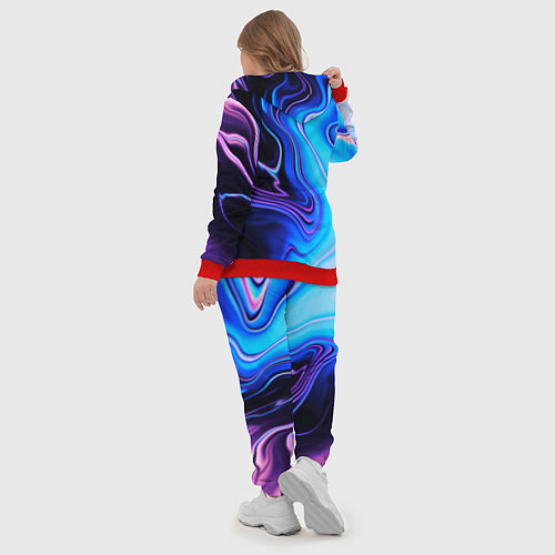 Женский костюм Abrupt neon colors / 3D-Красный – фото 5