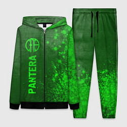 Женский 3D-костюм Pantera - green gradient по-вертикали, цвет: 3D-черный