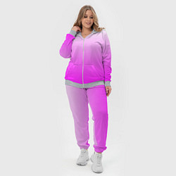 Женский 3D-костюм Gradient color pink, цвет: 3D-меланж — фото 2