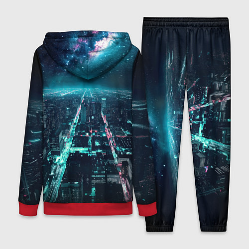 Женский костюм Веном и Эдди / 3D-Красный – фото 2