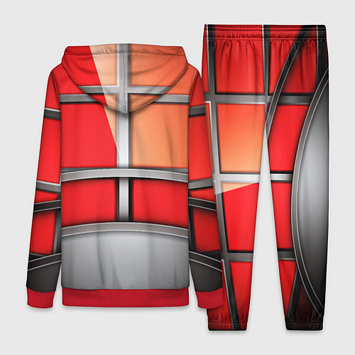 Женский костюм Lexus carbon car / 3D-Красный – фото 2