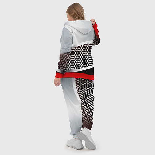 Женский костюм Quake metal steel / 3D-Красный – фото 5