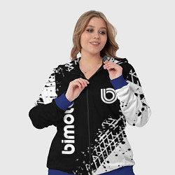 Женский 3D-костюм Bimoto - следы от шин, цвет: 3D-синий — фото 2