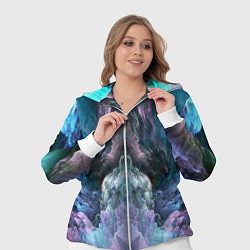 Женский 3D-костюм Фантастический неоновый космос, цвет: 3D-белый — фото 2