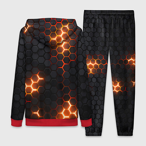 Женский костюм Arctic Monkeys - плиты с подсветкой / 3D-Красный – фото 2