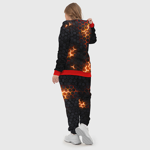 Женский костюм Arctic Monkeys - плиты с подсветкой / 3D-Красный – фото 5