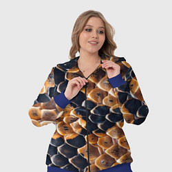 Женский 3D-костюм Змеиный талисман, цвет: 3D-синий — фото 2