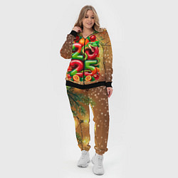 Женский 3D-костюм Змеи к нам приходят, цвет: 3D-черный — фото 2