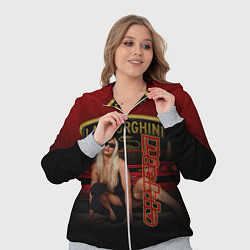 Женский 3D-костюм Девушка и Lamborghini, цвет: 3D-меланж — фото 2