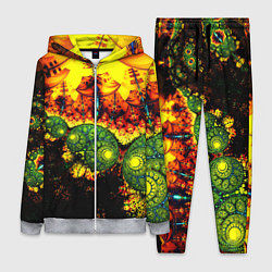 Женский 3D-костюм Абстракция осколки, цвет: 3D-меланж