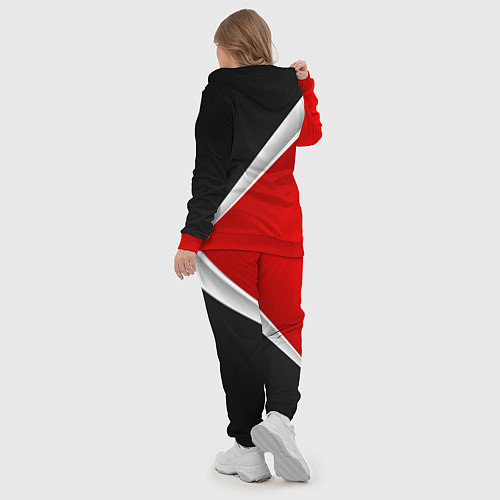 Женский костюм Mitsubishi - черный и красный / 3D-Красный – фото 5