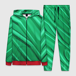 Женский 3D-костюм Зелёный пластик, цвет: 3D-красный