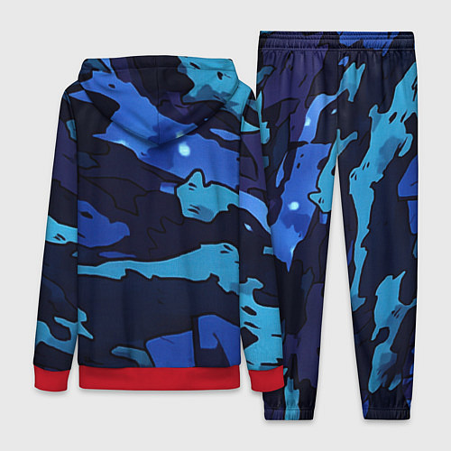 Женский костюм Камуфляж с гербом РФ / 3D-Красный – фото 2