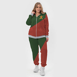 Женский 3D-костюм Мотострелковые войска: герб со щитом, цвет: 3D-меланж — фото 2