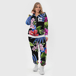 Женский 3D-костюм Tropical flowers - aloha, цвет: 3D-белый — фото 2