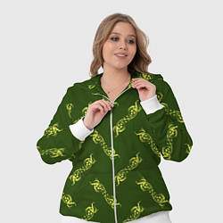 Женский 3D-костюм Винтажная роспись, цвет: 3D-белый — фото 2