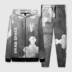 Женский костюм Dead Space - grey gradient вертикально