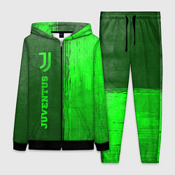Женский 3D-костюм Juventus - green gradient по-вертикали, цвет: 3D-черный