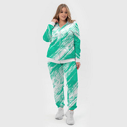 Женский 3D-костюм The color is turquoise and white, цвет: 3D-белый — фото 2