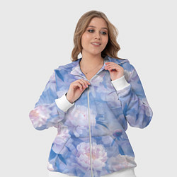 Женский 3D-костюм Цветы в туманности, цвет: 3D-белый — фото 2