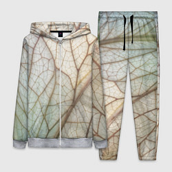 Женский 3D-костюм Прожилки листика, цвет: 3D-меланж